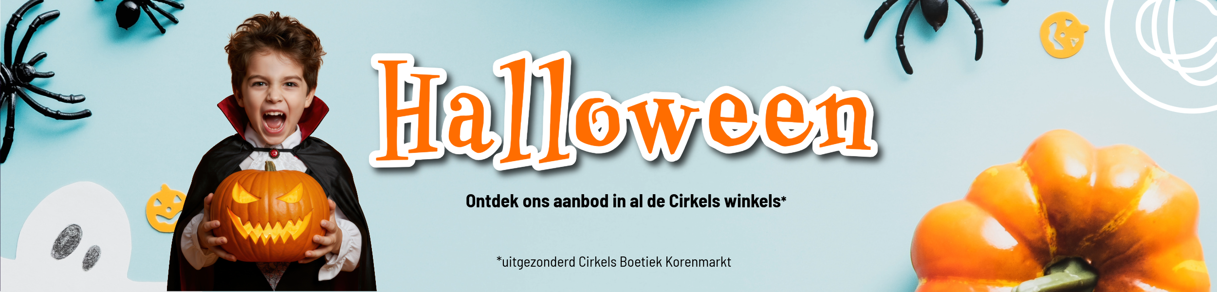 Halloween: ontdek ons aanbod in al de Cirkels winkels